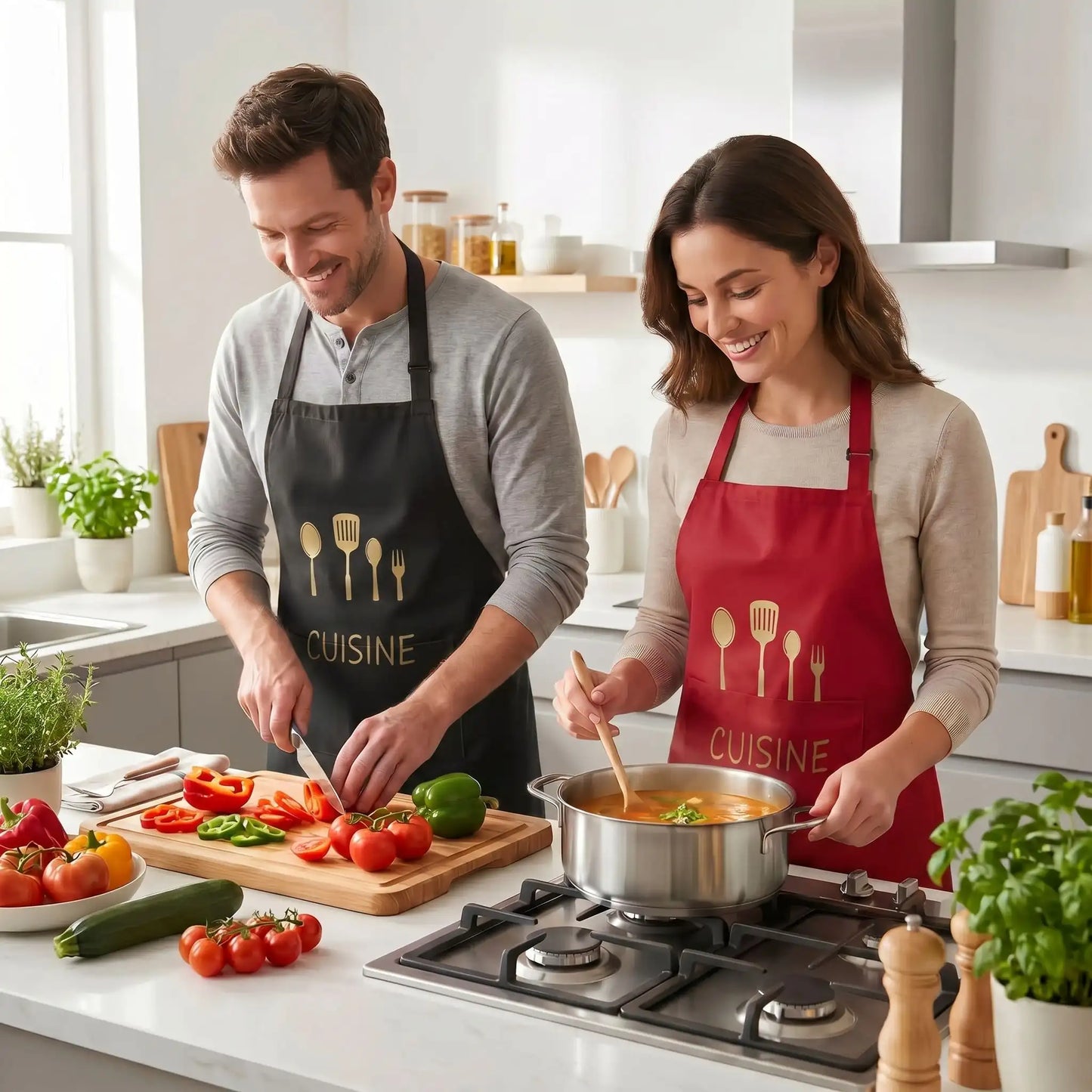 Tablier de cuisine | Imperméable PVC - Cuisineetplus