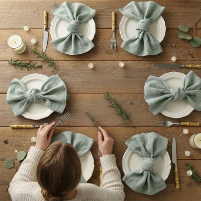 Serviette de table | Élégance Durable - Cuisineetplus