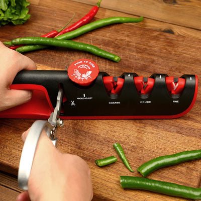 Aiguiseur de couteaux | Professionnel 5 en 1 - Cuisineetplus