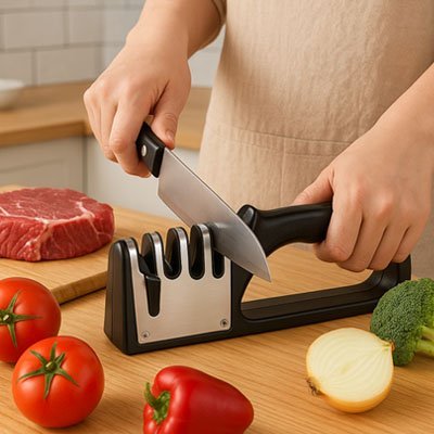 Aiguiseur couteau | Professionnel Ultra-Tranchant - Cuisineetplus
