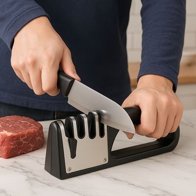 Aiguiseur couteau | Professionnel Ultra-Tranchant - Cuisineetplus