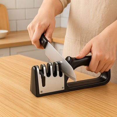 Aiguiseur couteau | Professionnel Ultra-Tranchant - Cuisineetplus