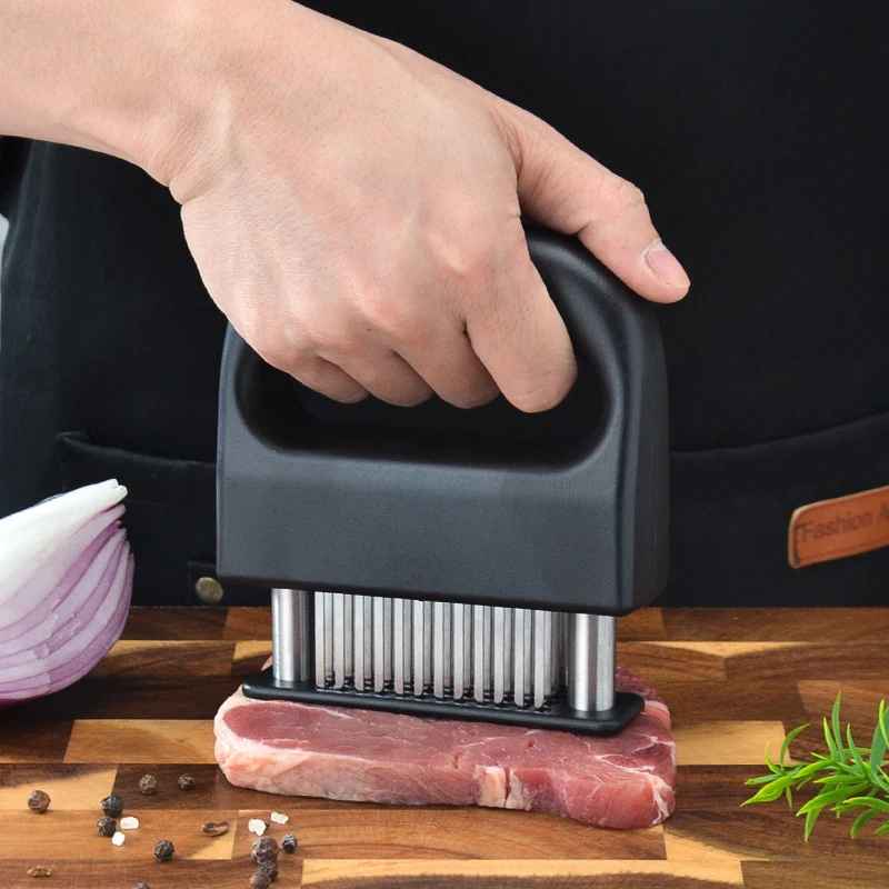 attendrisseur de viande professionnel poignee ergonomique antiderapante