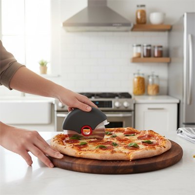 Couteau à pizza | Ergonomique Ultra Tranchant - Cuisineetplus