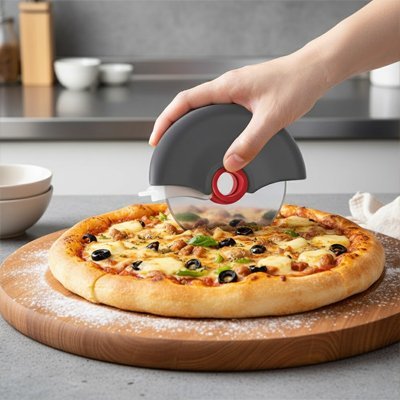 Couteau à pizza | Ergonomique Ultra Tranchant - Cuisineetplus