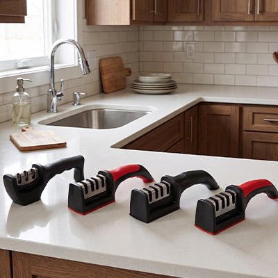 Aiguiseur couteau | 3 étapes professionnel - Cuisineetplus