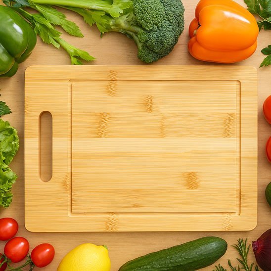 Planche à découper bois | Massif Élégant - Cuisineetplus