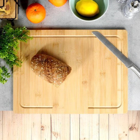 Planche à découper en bois | Robuste & Artisanale - Cuisineetplus