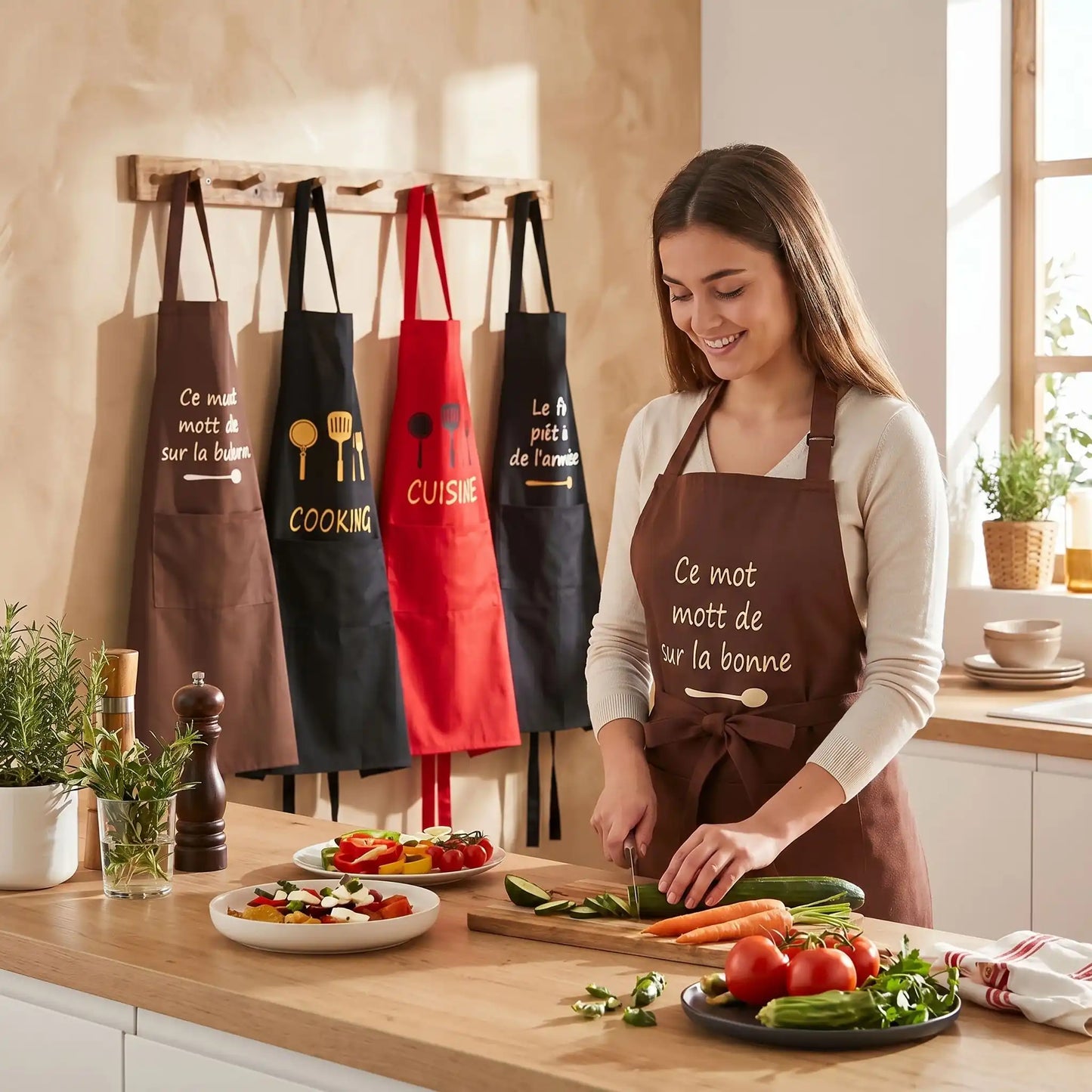 Tablier de cuisine | Imperméable PVC - Cuisineetplus