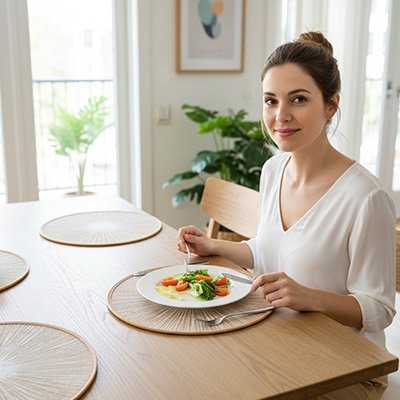 Set de table rond | Élégant - Cuisineetplus