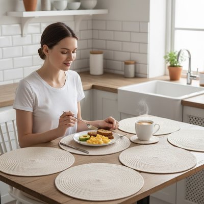 Set de table rond | Elegance - Cuisineetplus